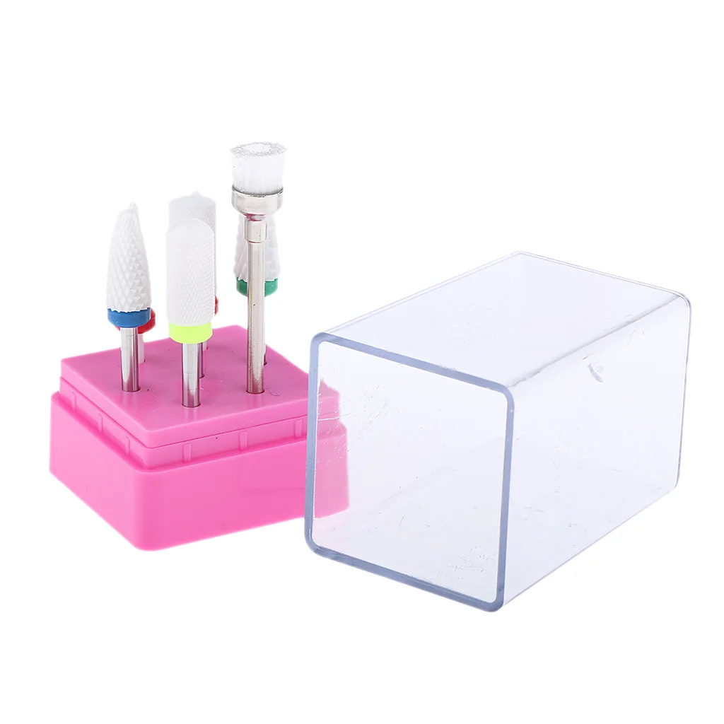 

7pcs Ceramic Nail Art Drill Bits Gel Removal Pedicure Manicure Rotary Burr