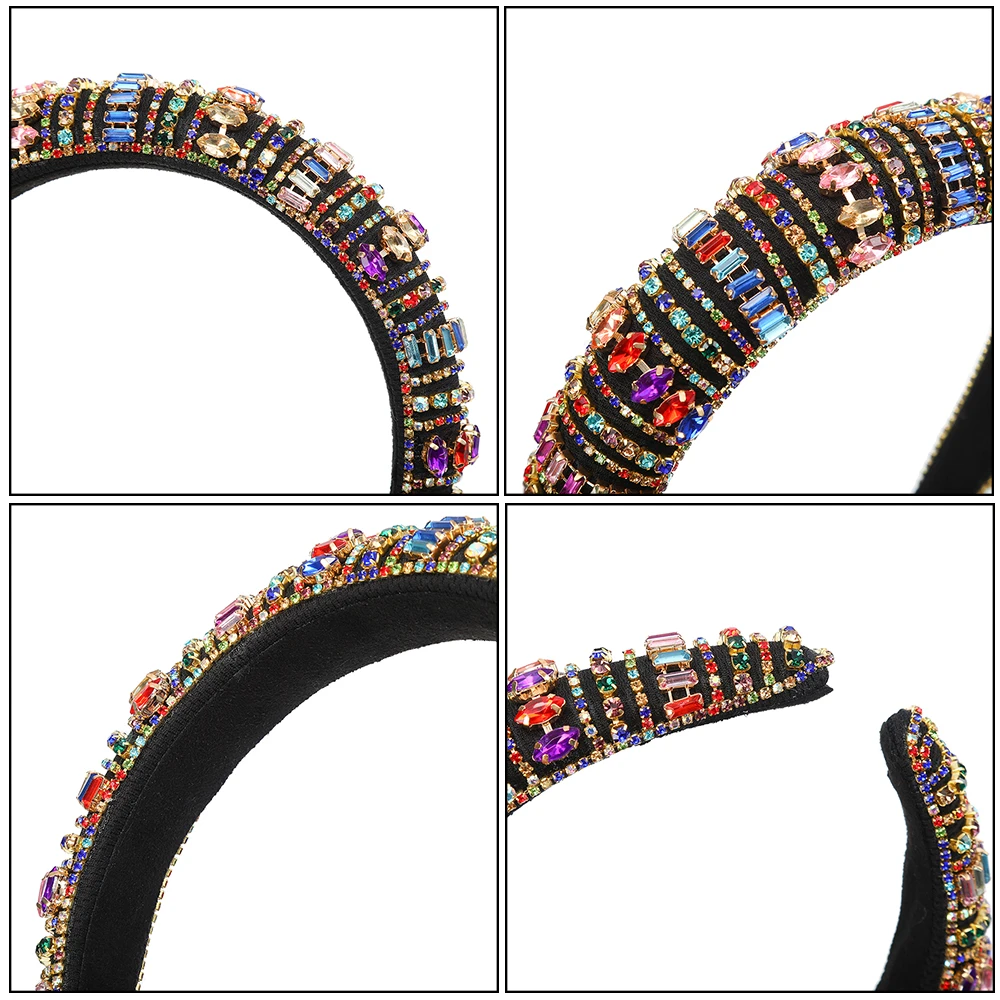 Женский обруч для волос AWAYTR яркий с блестящими стразами ограниченный выпуск| |