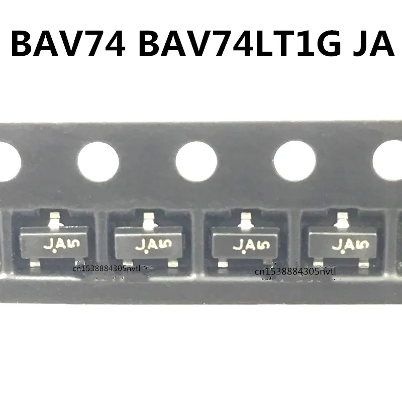 

Original 100pcs/ BAV74 BAV74LT1G JA SOT23