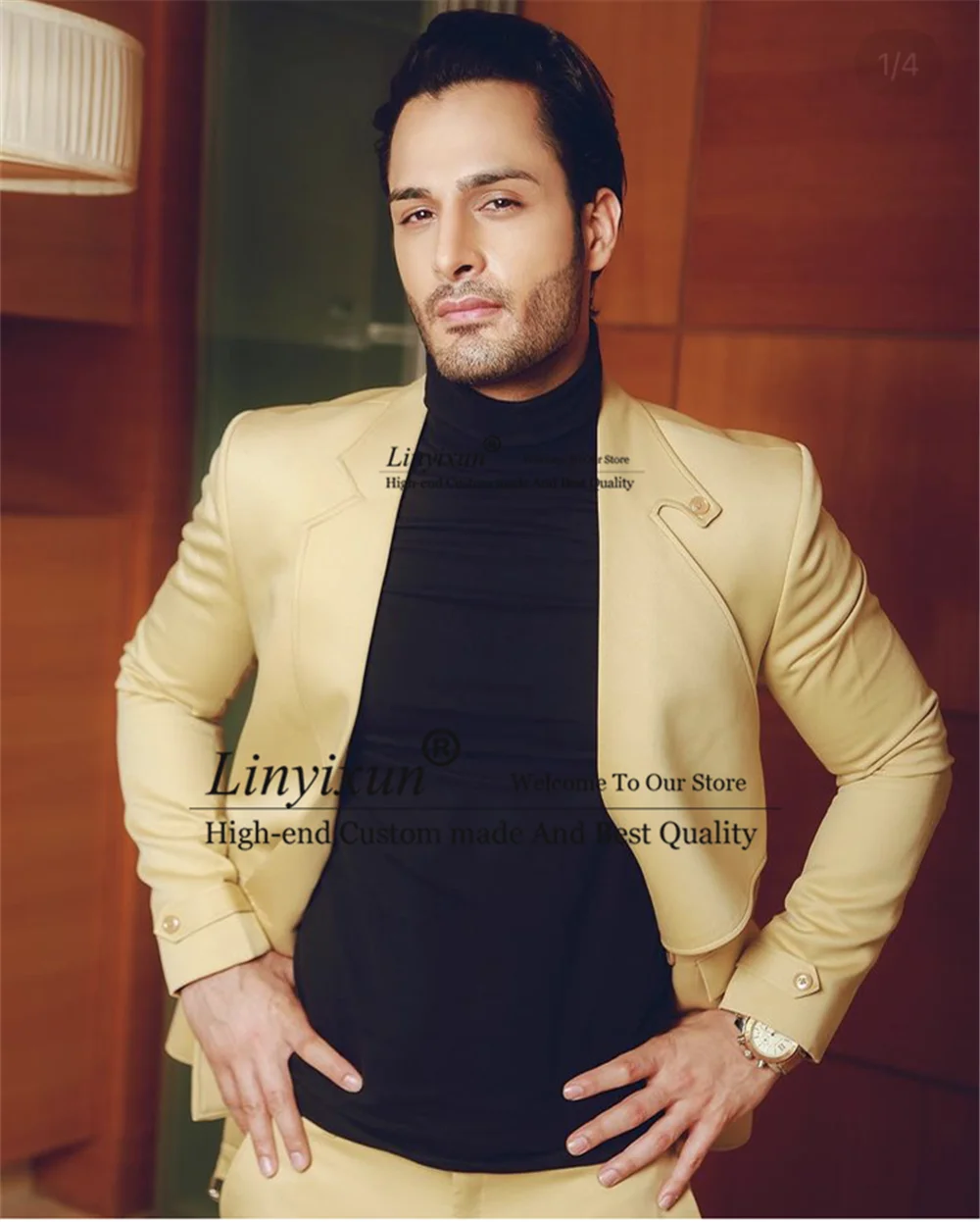 Мужской костюм для выпускного вечера из двух предметов красивый Блейзер и брюки