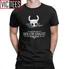 Полый рыцарь Мужская футболка Череп видео игра винтажные футболки короткий рукав Crewneck футболка Чистый хлопок подарок идея Топы