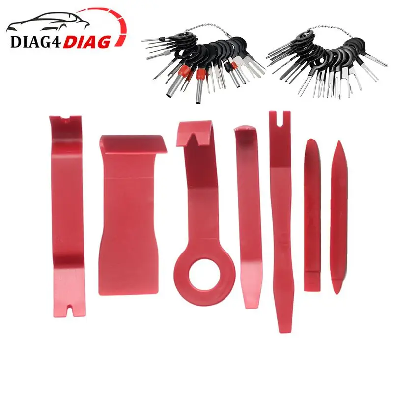 

Auto Door Panel Trim Removal Kits 38pcs Car Terminal Plug Navigation Disassembly Tools Trim Car Door Radio Audio Dashboard