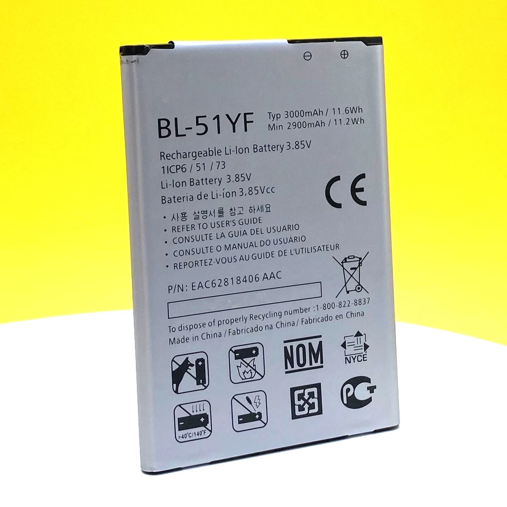 Новая Оригинальная Аккумуляторная батарея для LG G4 H818 H810 H815 VS999 F500 F500S F500K F500L замена