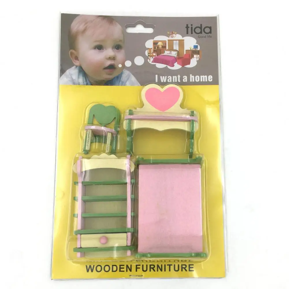 Яркая миниатюрная детская игрушечная мебель для развлечения