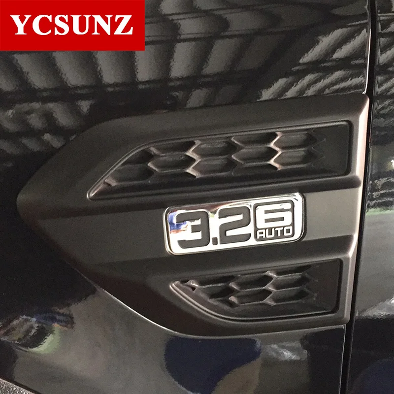 Автомобильные аксессуары ABS Black Side Fender Guards для FORD RANGER Wildtrak Everest Endeavour 2016 2019|guard