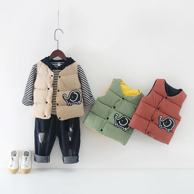Зимний детский жилет PPXX теплая детская куртка без рукавов для девочек и