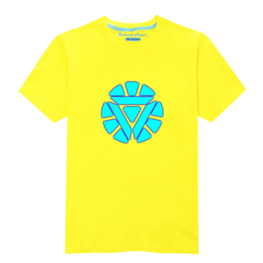 

Summer New Children Luminous T-shirt Boys Girls Cartoon Cotton T-shirts Summer Kids Funny Tops Christmas Baby Streetwear Clothes