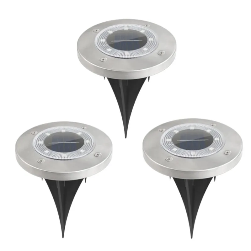 

Водонепроницаемый фонарь на солнечной батарее, садовый палубный светильник для дорожек с 8/16/20 светодиодный одами для дома, двора, подъездно...