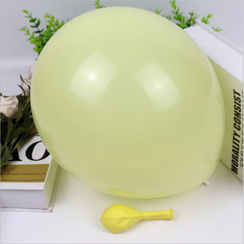20 шт 10 дюймов латекса воздушный шар с гелием мгновенной проявки Macaroon Свадебные