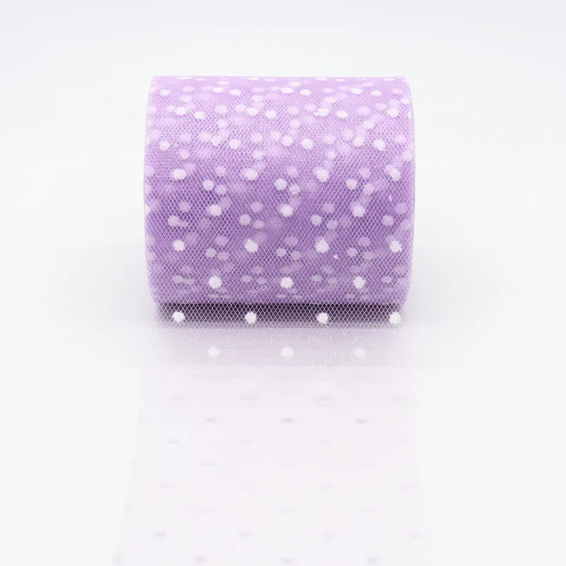 Тюль в белый горошек 7 5 см 20 ярдов/рулон|Украшения своими руками для вечеринки| |