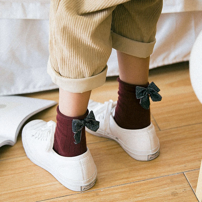 Модные новые милые носки в стиле Харадзюку женские из чистого хлопка с