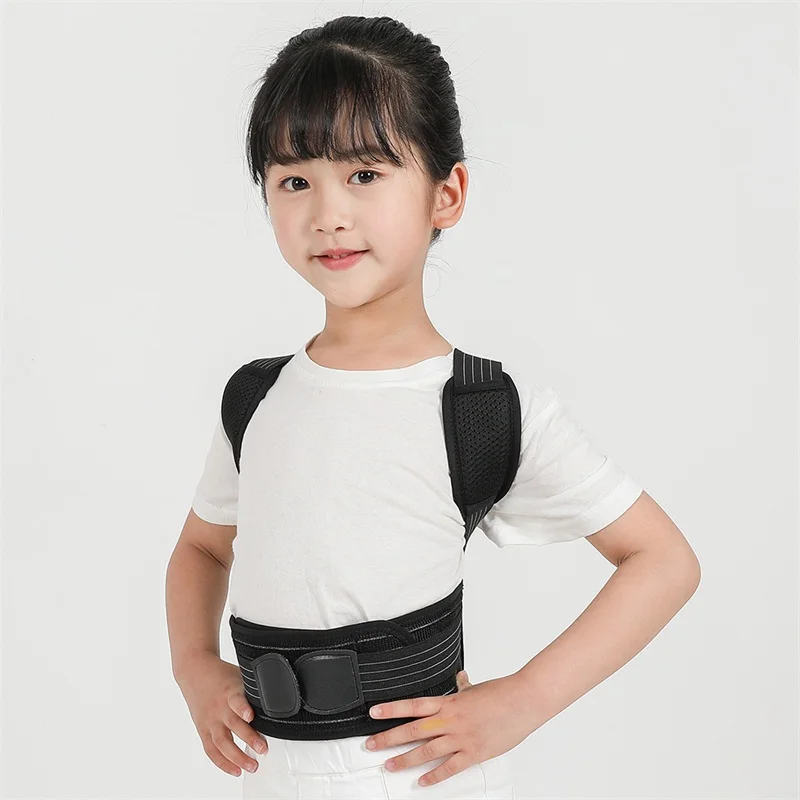 Детский поддерживающий пояс для спины Корректор осанки плеч и позвоночника с 2