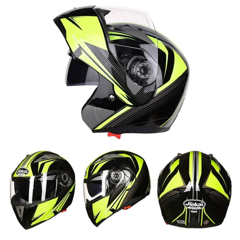 Nueva llegada наклейка кружок JIEKAI 105 флип КАСКО мотоциклетный мотоцикл caslista casco de carreras de motocross M L XL XXL