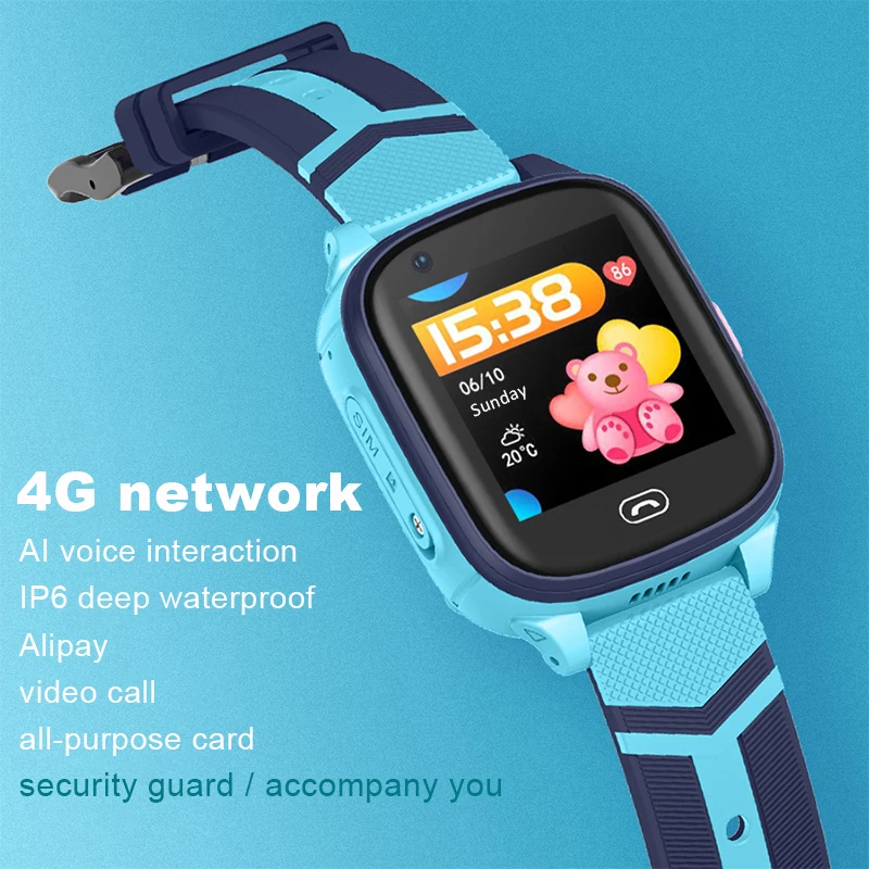 Детские Смарт часы 4g GPS детские SOS с Wifi Android IP68 Sim картой камерой VS Q50 Q90|Смарт-часы| |