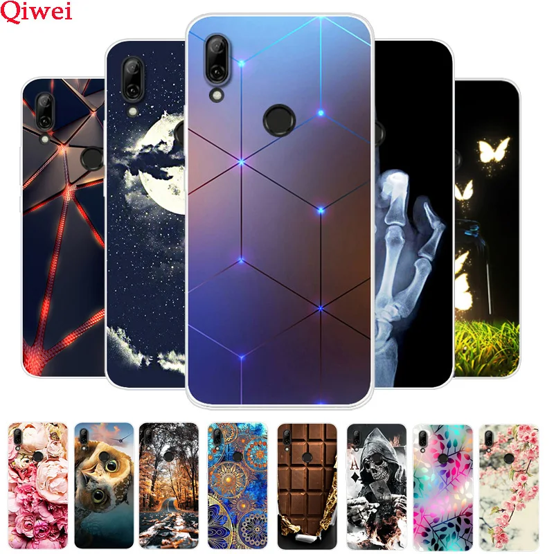 Чехол для Huawei Honor 9X Global силиконовый чехол телефона с рисунком STK LX1 9 X Premium Cover Coque