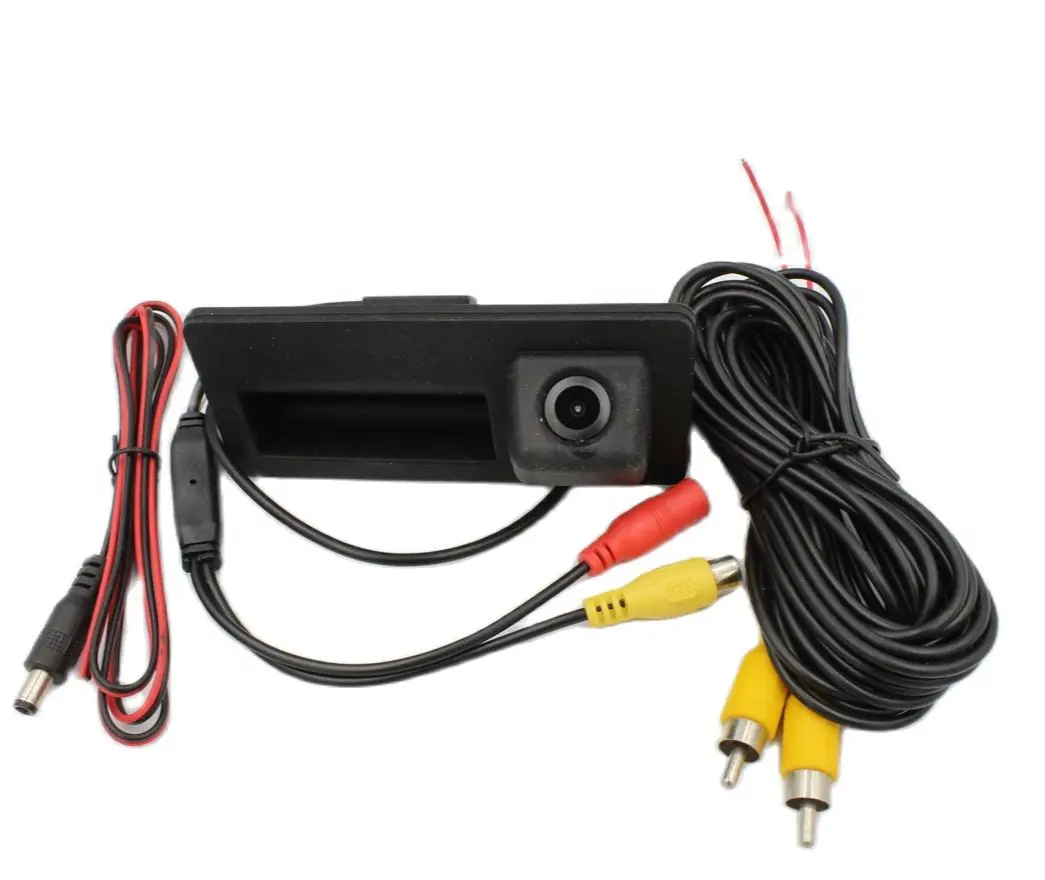 Автомобильная камера заднего вида с ручкой багажника 1080P для Volkswagen Passat Caddy MK3 Golf Poal