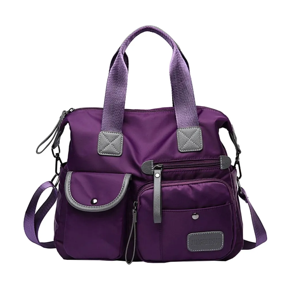 JINGPINPIJU женская сумка через плечо нейлоновая водонепроницаемые повседневные