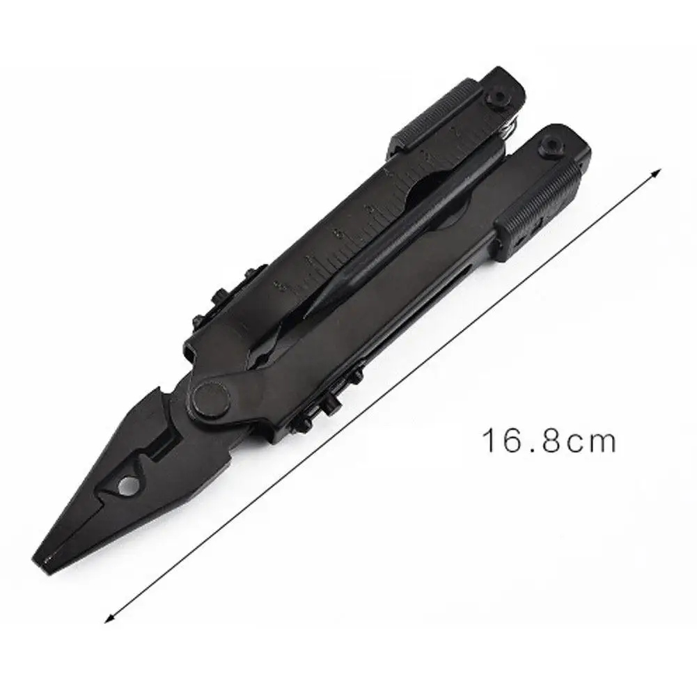 

Outdoor Camping Multifunction Steel Folding Pliers Bottle Opener Ruler Creative Telescopic Combination Pliers Survival Tool