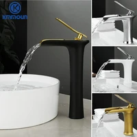 basin faucet brass mixer hot cold mixer basin tap whitechromeblackantique bathroom waterfall faucets