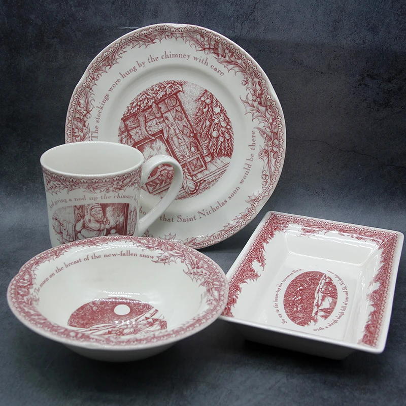 Ночная керамическая тарелка Twas посуда для стейка стандартная Мраморная