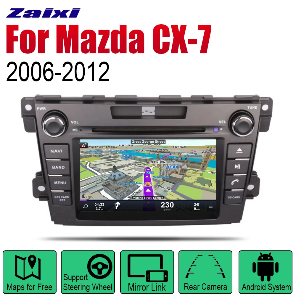 

Автомагнитола 2 Din для Mazda автомобильный dvd-плеер на основе Android 2006 ~ 2012, аксессуары, GPS-навигация, BT, Wi-Fi, карта, мультимедийная система, стерео