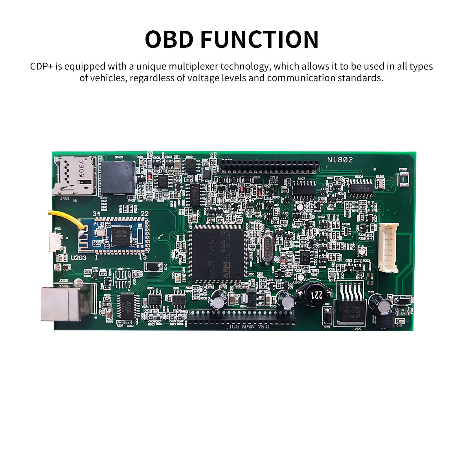 

Car Truck Fault Diagnosis Instrument Live Data Component Activation VCI 150E TCS CDP without Bluetooth Dual Plate for DS150 V9