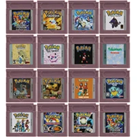 Картридж для видеоигр 16 бит консоль Nintendo GBC Pokeon серии версия на английском языке