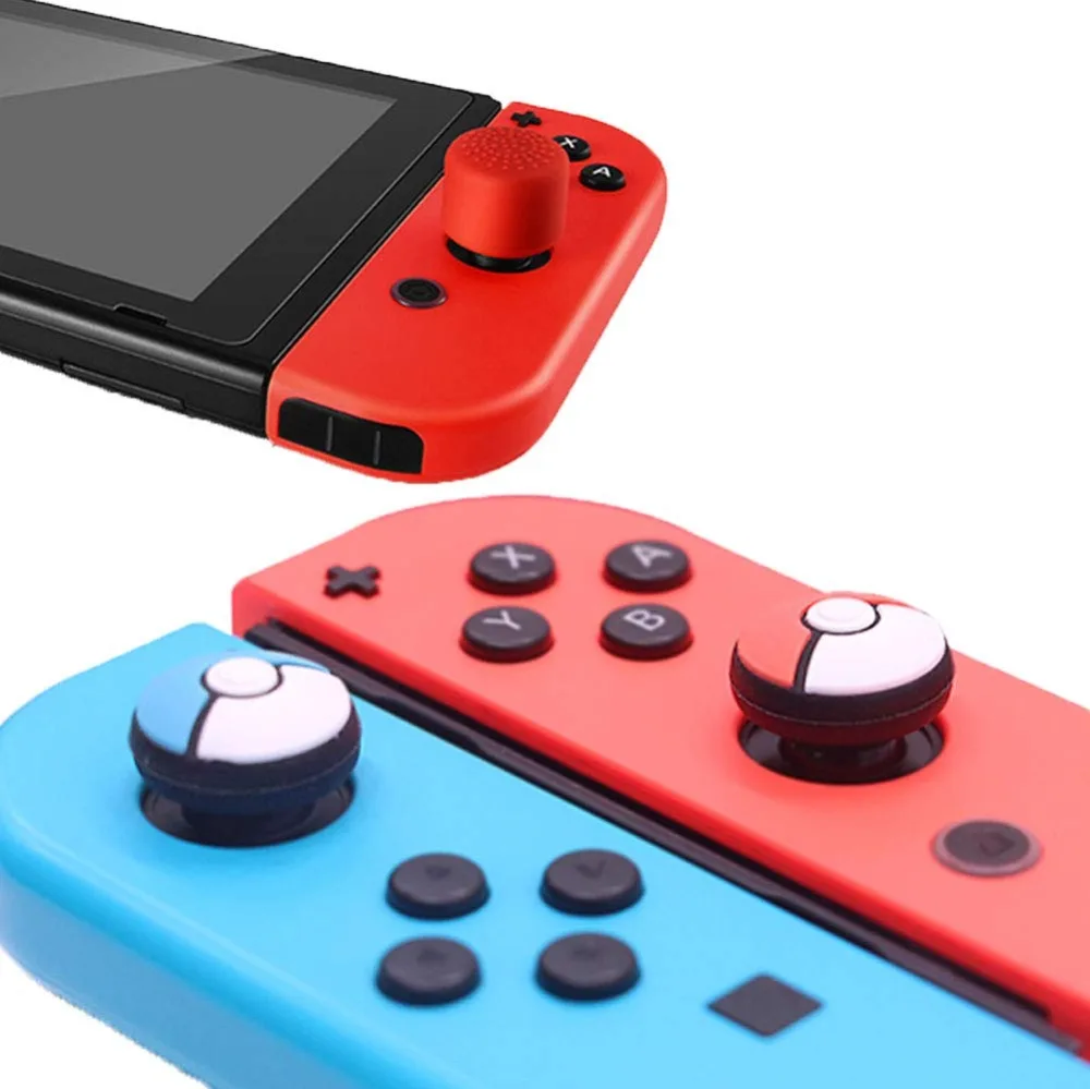 Чехол для джойстика с аниме тематикой колпачок рукоятки контроллера Nintendo Switch NS