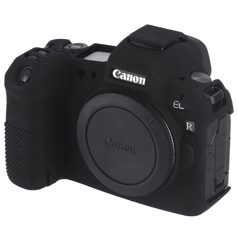 Мягкий резиновый силиконовый чехол для камеры Canon EOS R RP 80D 90D 5D3 5D4 6D2 1DX 1DX2 |