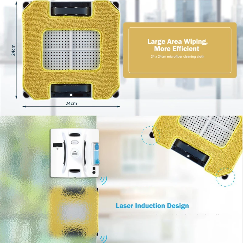 Hobot 298 умный пылесос для окон робот очиститель с водным распылителем