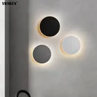 Современные настенные лампы в скандинавском стиле, прикроватный светильник для спальни, коридора, лестницы, минималистичное освесветильник для гостиной