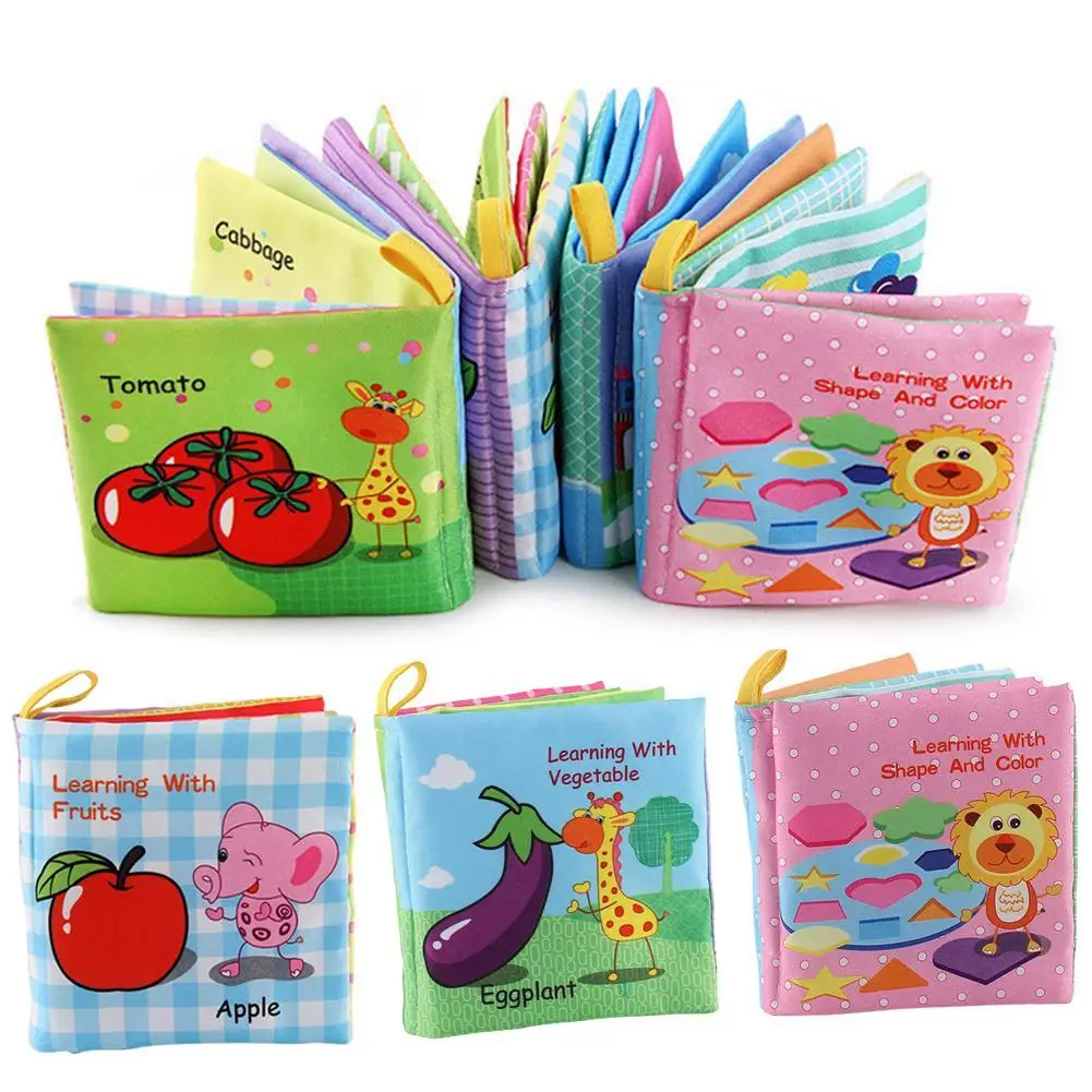 

Обучающие тканевые книги для новорожденных, развивающие обучающие игрушки