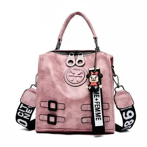 

2021 new spring and summer multi-functional soft leather small bag texture foreign air backpack slung leisure tide