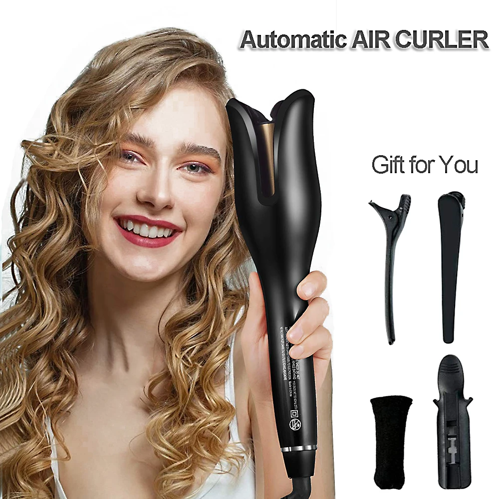 

Automatic Hair Curling Iron Rotating Professional Curler Styling Tools For Curls Waves Ceramic Curly Magic Hair Curler For Women