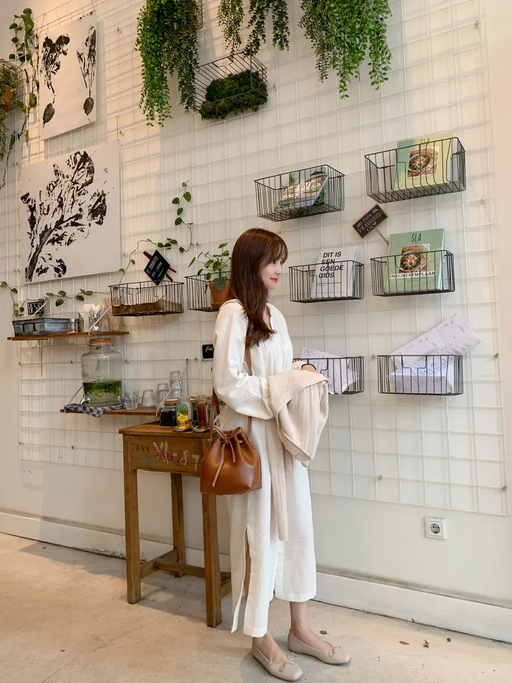 Женское винтажное Хлопковое платье Boho белое длинное с длинным рукавом и