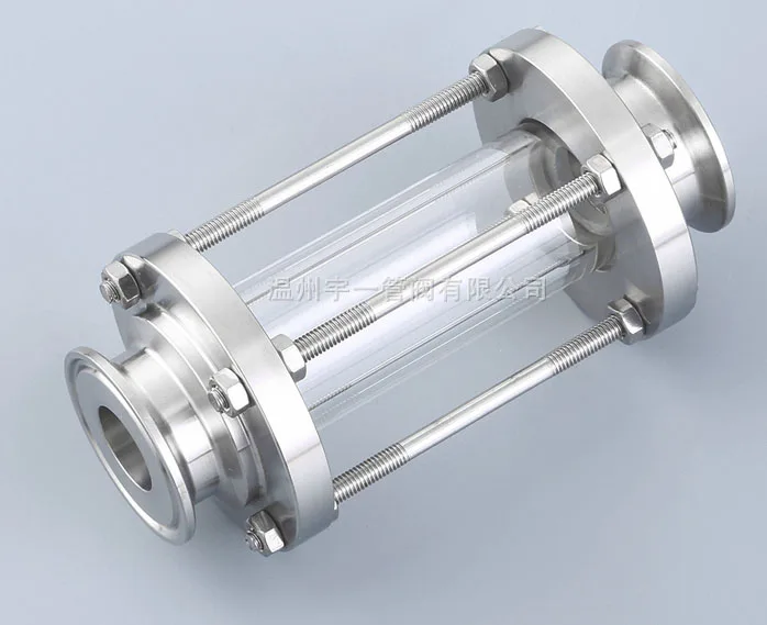 2 ''(51 мм) OD64 санитарный тройной зажим смотровое стекло нержавеющая сталь