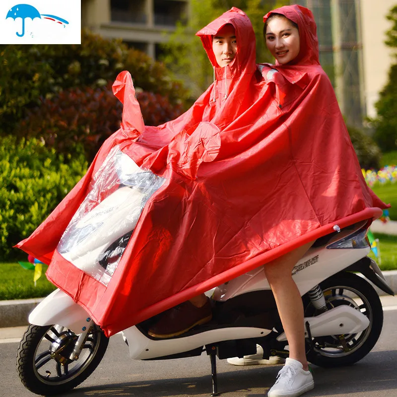 

Korean Crystal Round Wave Point Transparent Raincoat With Big Brim Single Adult Battery Car Motorcycle With Sleeve Poncho