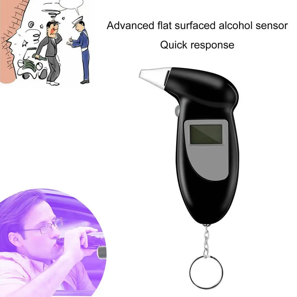 Hot Professional Digital Alcohol Breath Tester Analyzer Detector Test Keychain Device LCD Display | Автомобили и мотоциклы