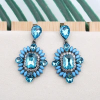 veyofun classic crystal drop earrings vintage dangle earrings for women fashion jewelry gift