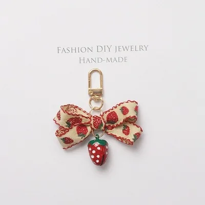 Милый сладкий Колокольчик в виде клубники брелки Необычные брелоки для женщин