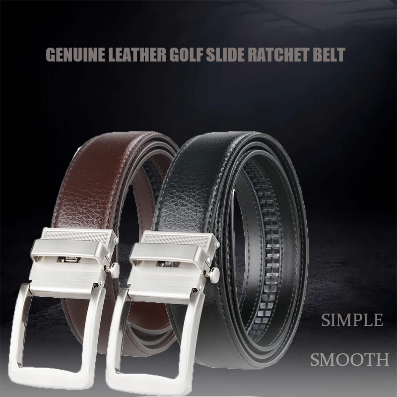 

New Designer Men's Belts Luxury Genuine Leather Fashion Belt Luxury Brand For Men High Quality Automatic Buckle Male Belt