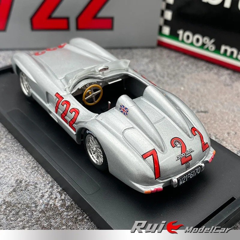 

1:43 Brumm BENZ 300SLR SPIDER 1955 Thousand Mile Rally Alloy Racing Model #722