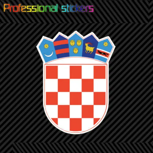 Наклейка на герб хорватского оружия самоклеящаяся виниловая наклейка