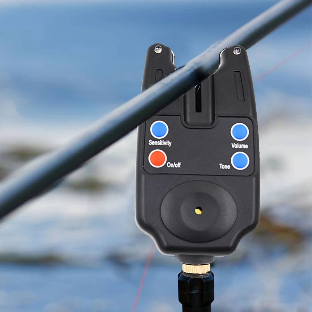 

Lightweight Night Fishing Alarm LED Light with Swing Socket Carp Fishing Bites Alert Audible Visual Alarm Fishing Tools