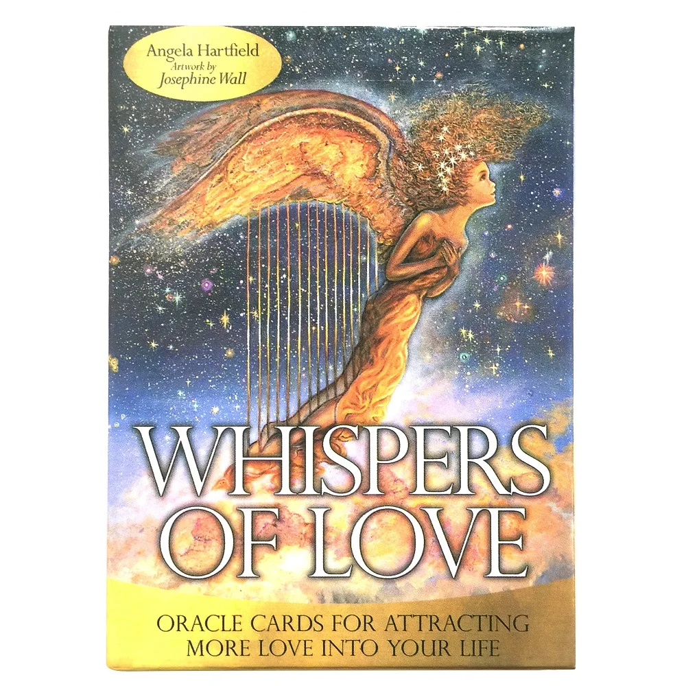 

44 Pcs Oracle Tarot Whisper of Love Oracle Cards Board Deck Games Mysterious Divination Tarot Deck for Party Game