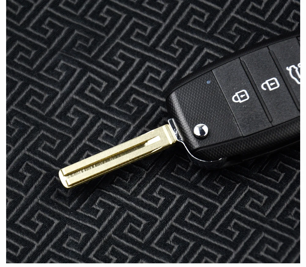OkeyTech 3 кнопки дистанционного флип-ключ для автомобиля оболочки для Kia K2 K3 K5 Rio 3 hyundai Avante запасной чехол Крышка Uncut промежуточное лезвие