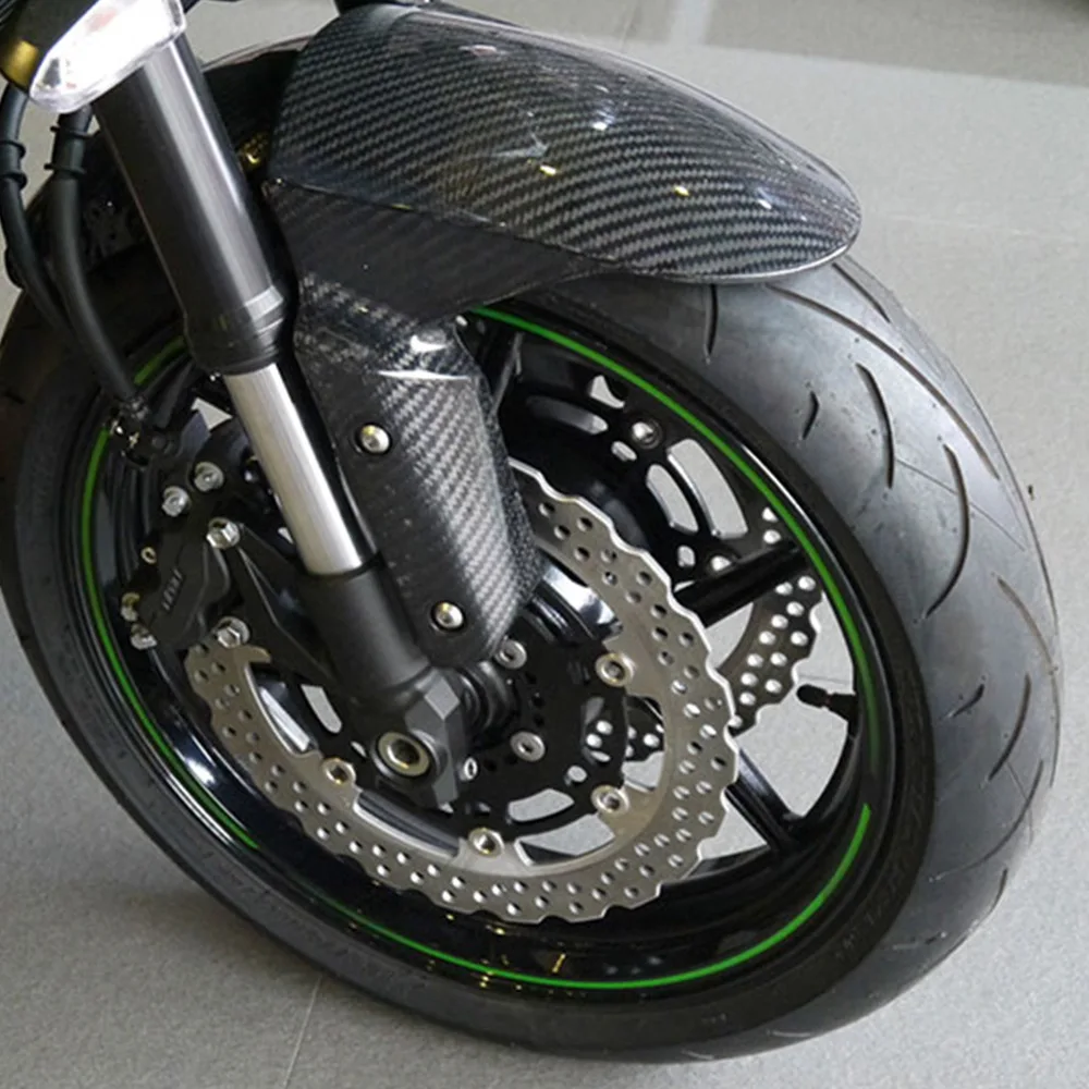 Переднее крыло мотоцикла из углеродного волокна для Kawasaki Z800 Z1000 2014 2015 2016 2017