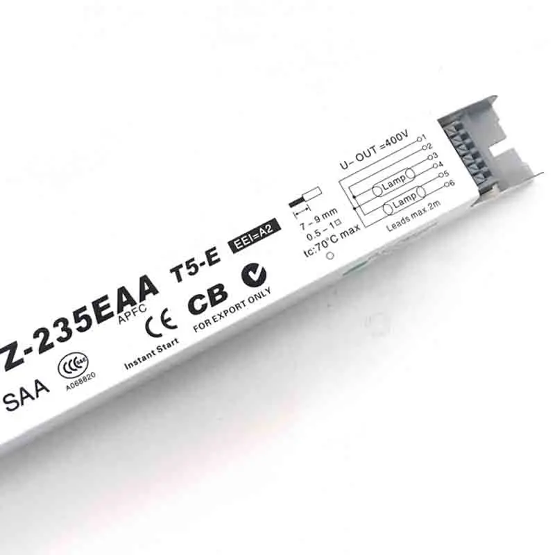 Электронный балласт YZ-235EAA T5-E 220 В люминесцентная трубка одна для двух 2x35 Вт
