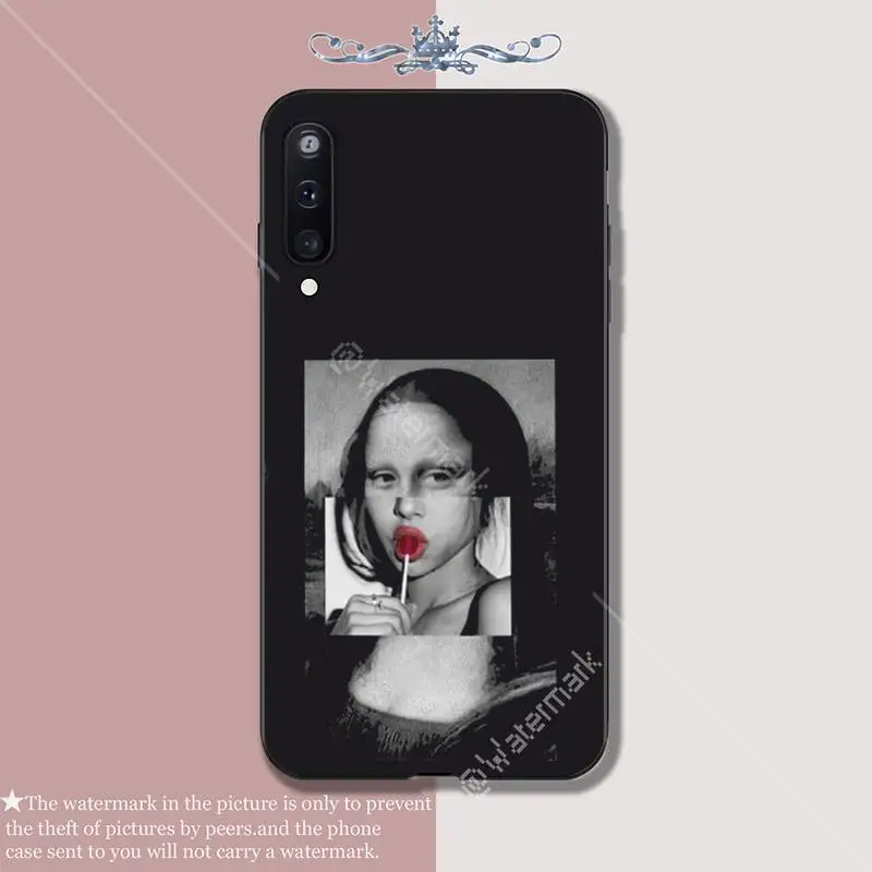 Чехол для Samsung Galaxy A 01 11 20 30 31 40 50 51 70 71 80 81 91 силиконовый чехол со статуей Давида Моны
