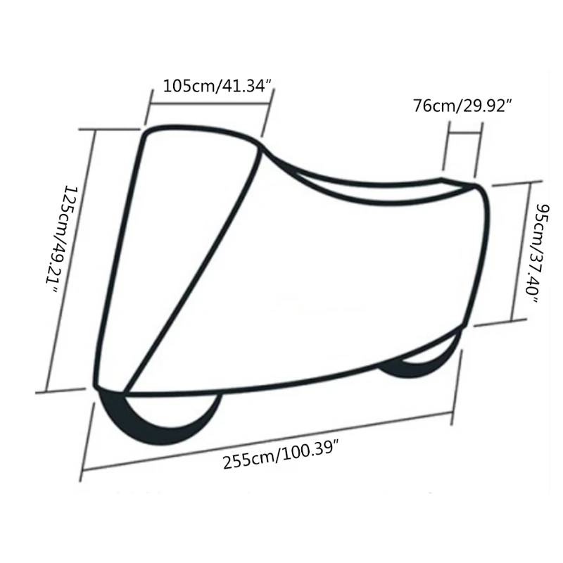 

Outdoor Bike Cover MTB Road Bicycle Protector Case Protective Gear Dustproof Waterproof UV Protection Shelter